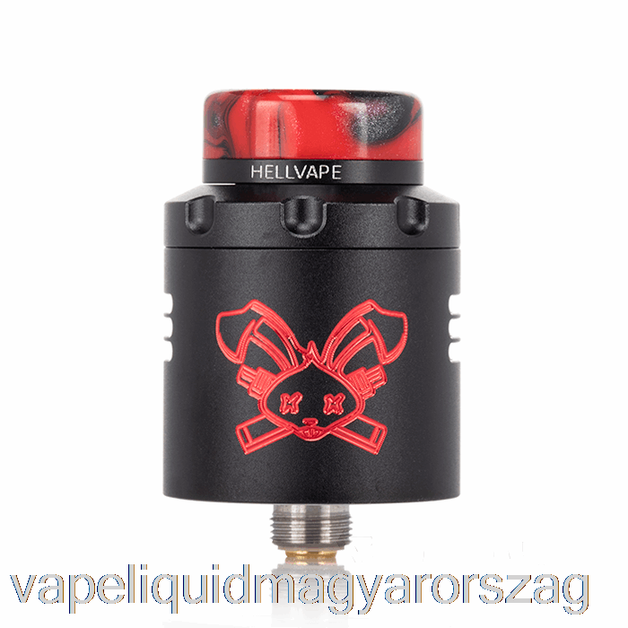 Hellvape Dead Rabbit V3 24mm Rda Fekete Piros Vape Pen